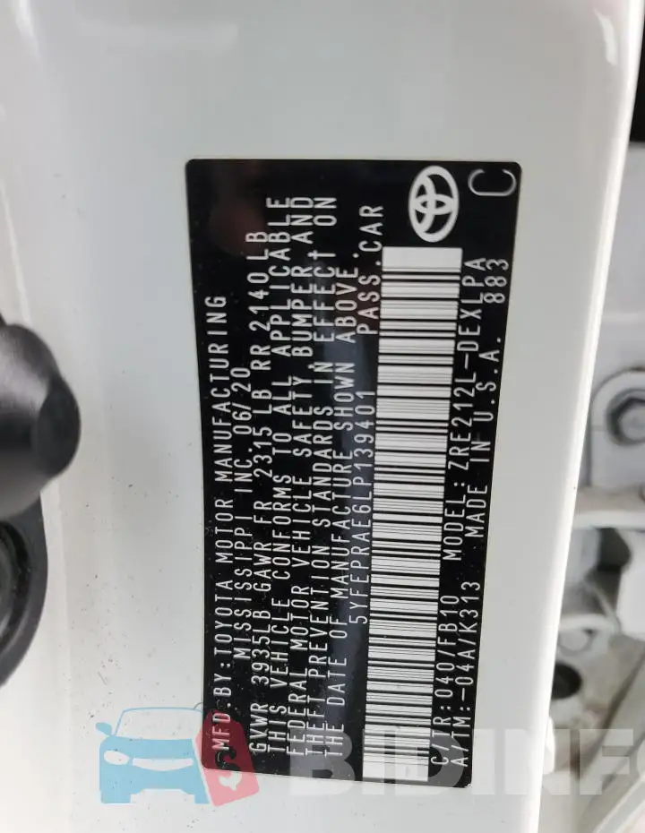 5YFEPRAE6LP139401 Photo# 13
