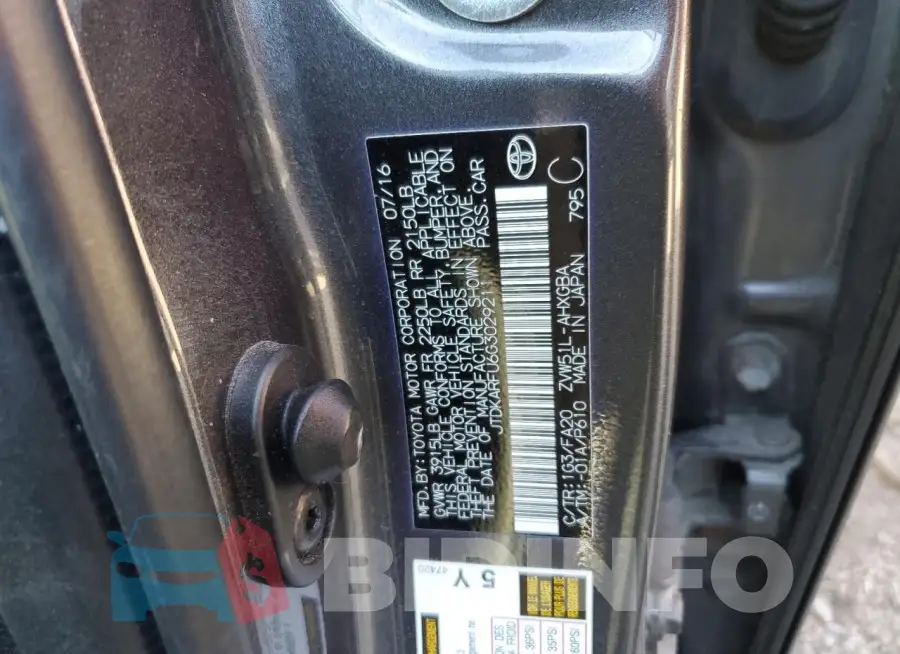 JTDKARFU6G3029211 Photo# 12
