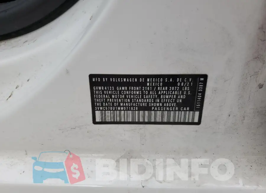 3VWC57BU1MM071828 Photo# 12