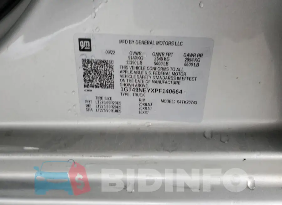 1GT49NEYXPF140664 Photo# 12