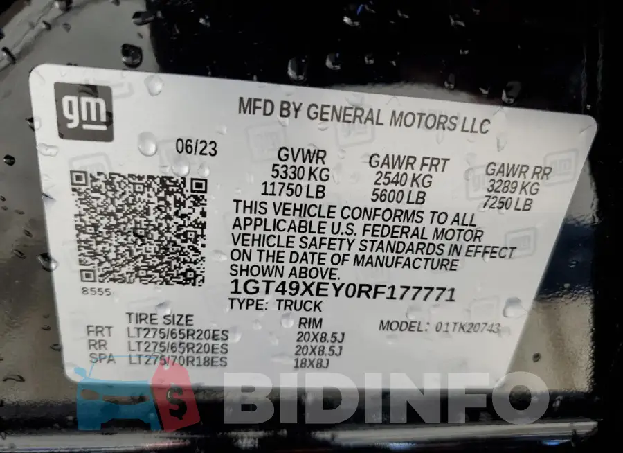 1GT49XEY0RF177771 Photo# 12