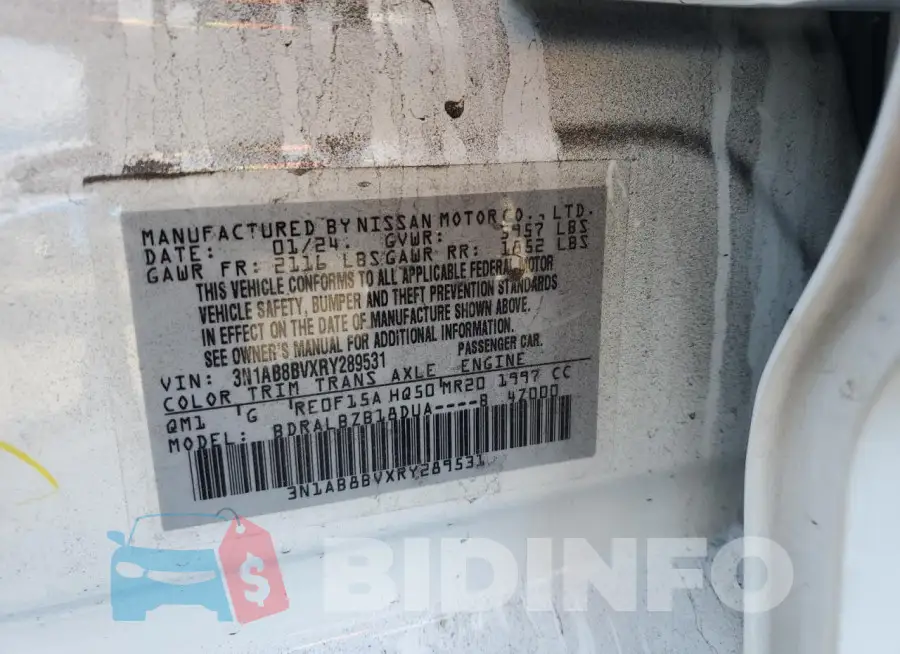 3N1AB8BVXRY289531 Photo# 13
