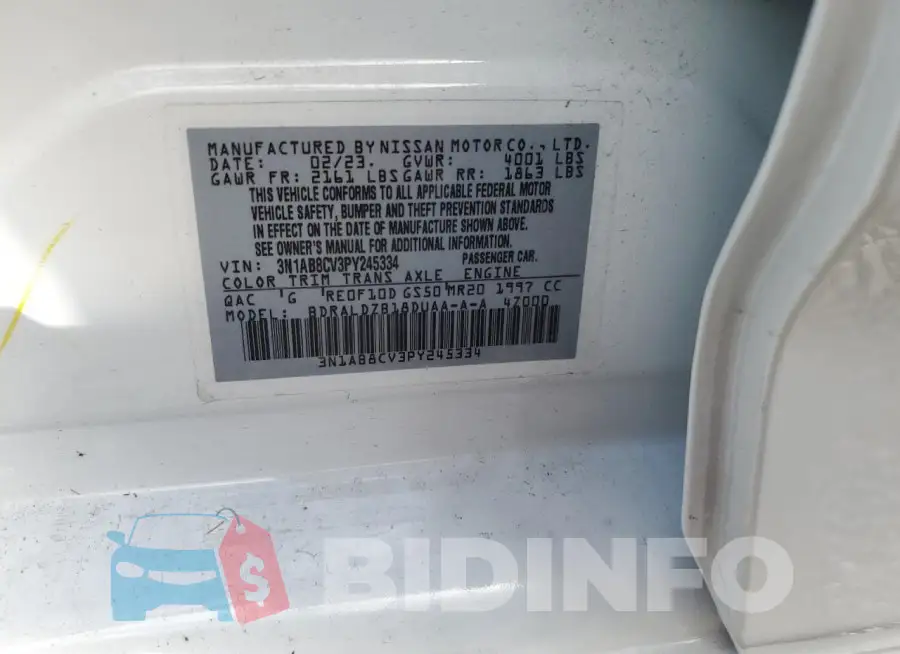 3N1AB8CV3PY245334 Photo# 13