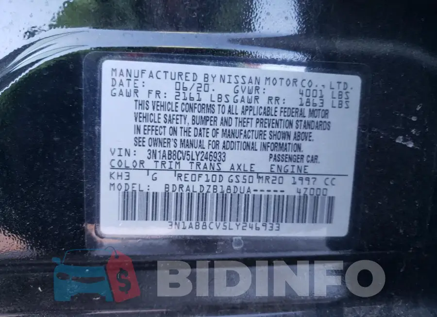 3N1AB8CV5LY246933 Photo# 12