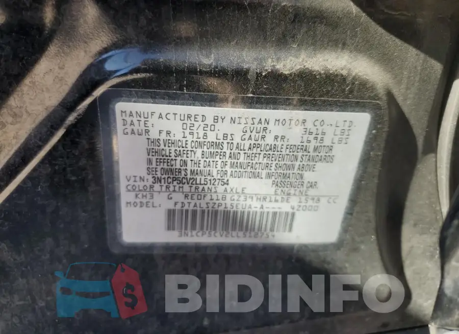 3N1CP5CV2LL512754 Photo# 13