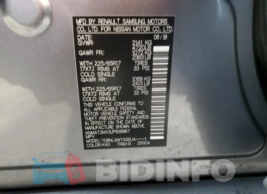 KNMAT2MV3JP618967 Photo# 13