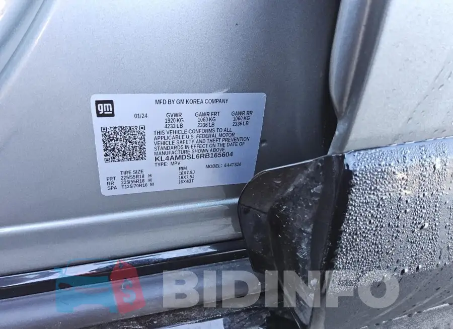KL4AMDSL6RB165604 Photo# 13