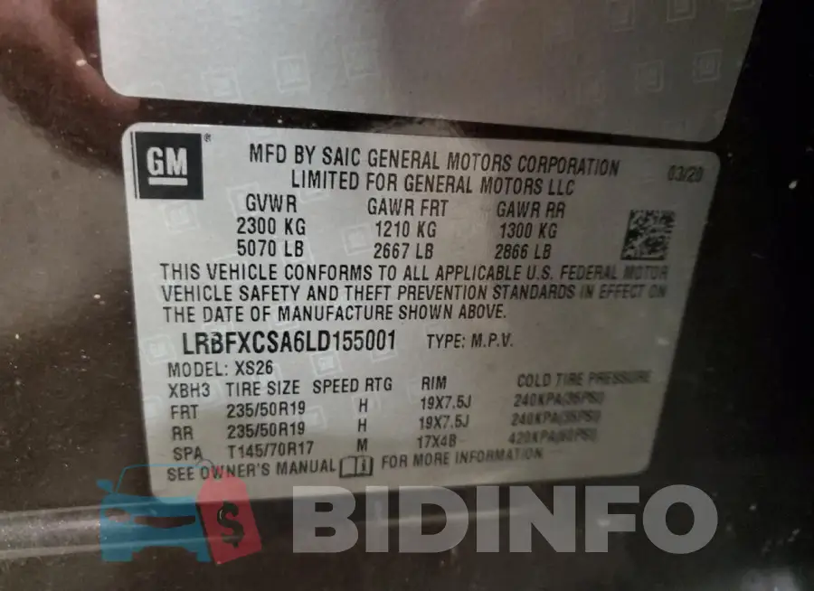 LRBFXCSA6LD155001 Photo# 13