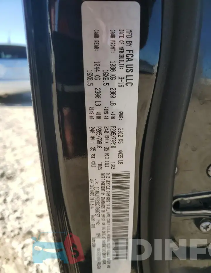 1C4NJPBB3GD700737 Photo# 13