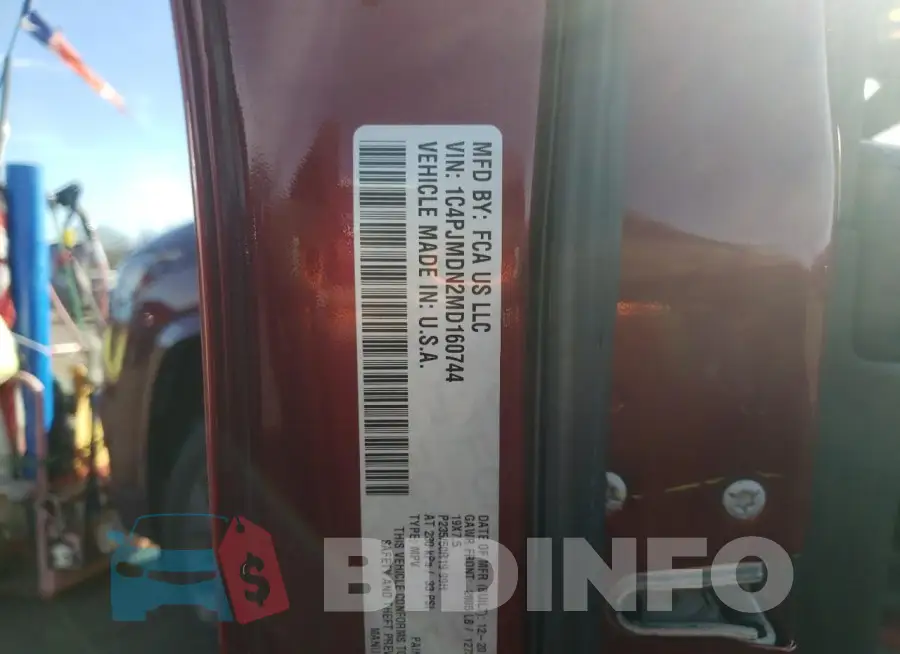 1C4PJMDN2MD160744 Photo# 13