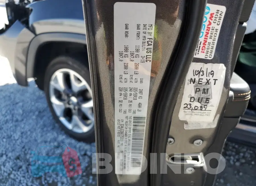 3C4NJDCB6KT753318 Photo# 12