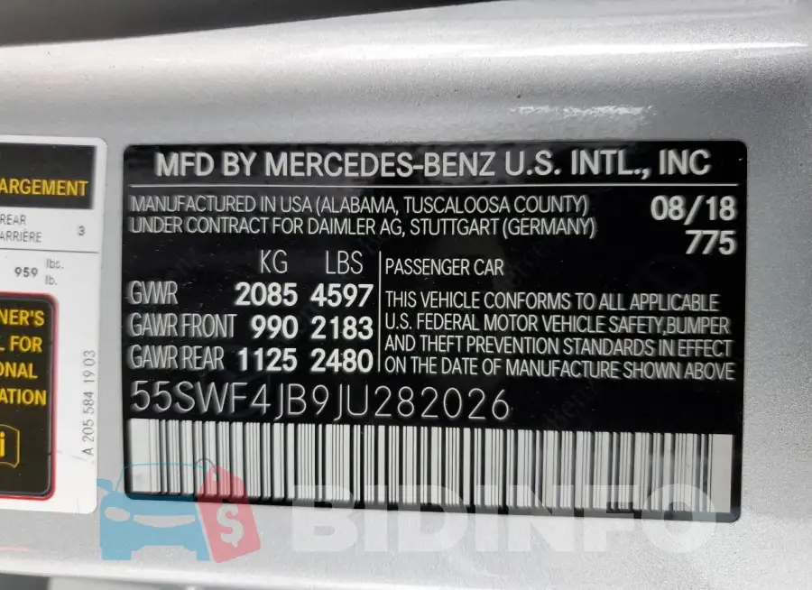 55SWF4JB9JU282026 Photo# 12