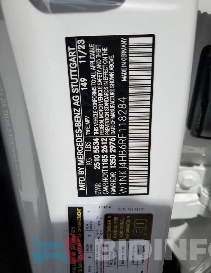 W1NKJ4HB6RF118284 Photo# 13