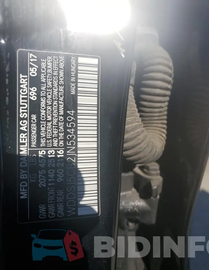 WDDSJ5CB2JN534594 Photo# 12