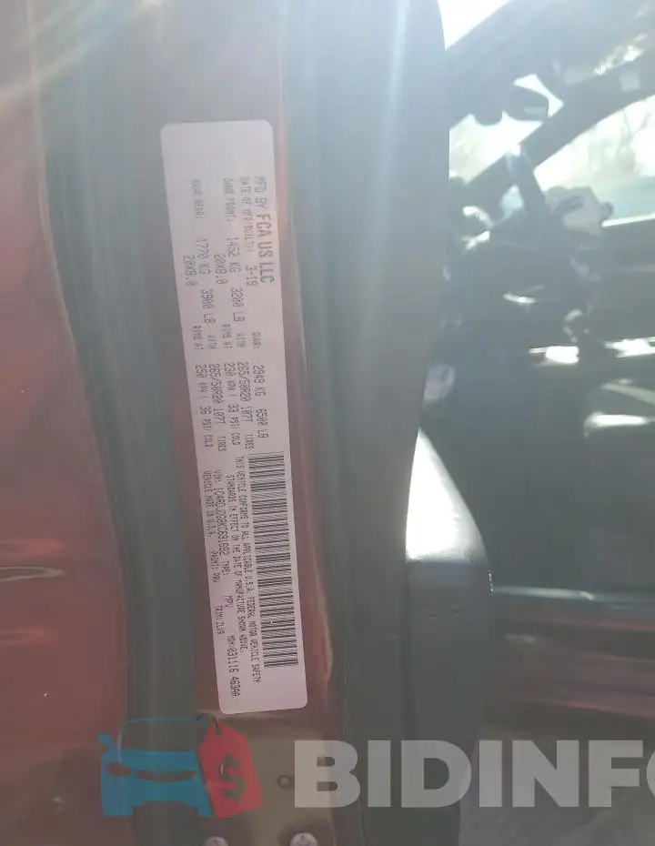 1C4RDJDG8KC691692 Photo# 13