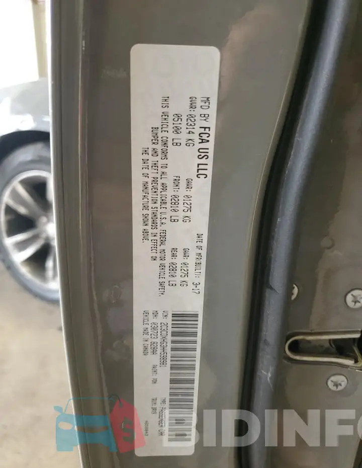 2C3CDXHG3HH598981 Photo# 13
