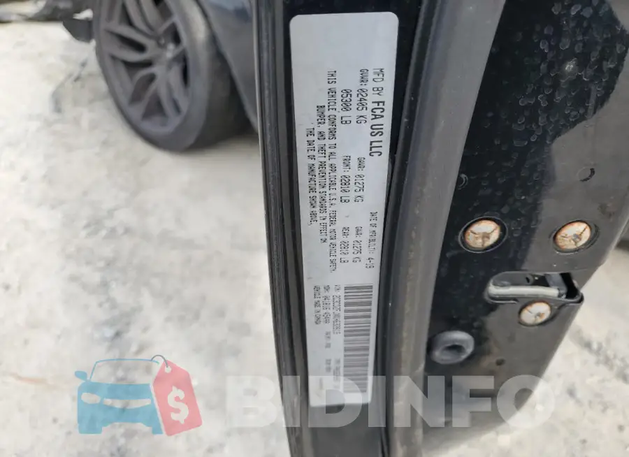 2C3CDZFJXKH632819 Photo# 13