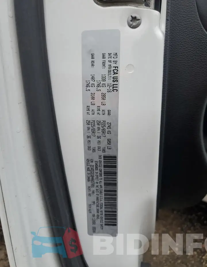 2C4RDGEG8HR657091 Photo# 13
