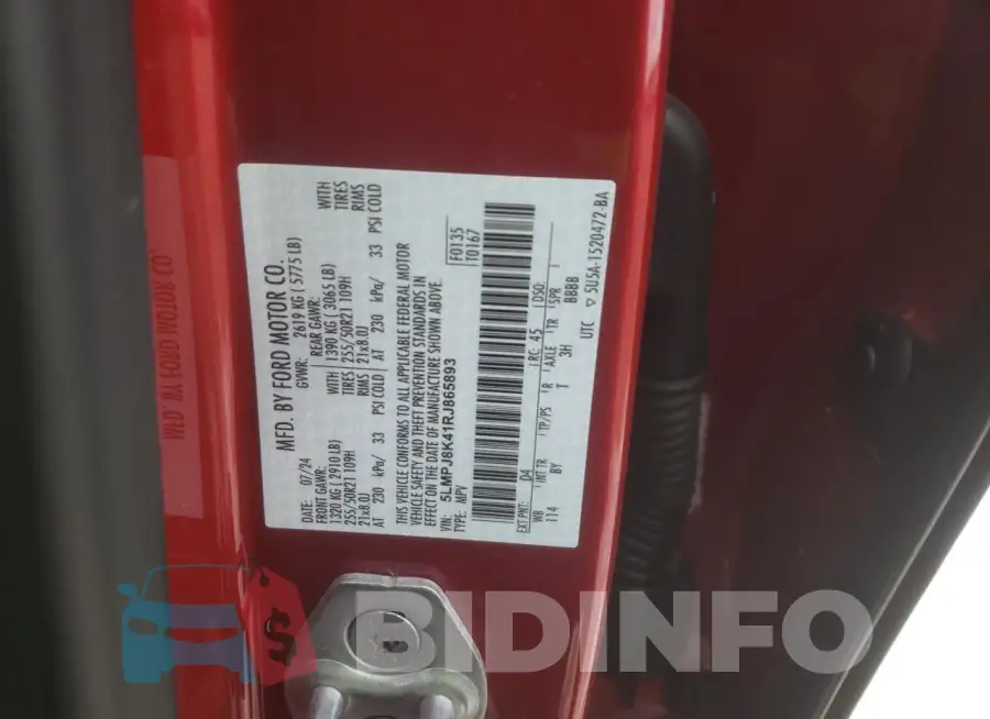 5LMPJ8K41RJ865893 Photo# 13