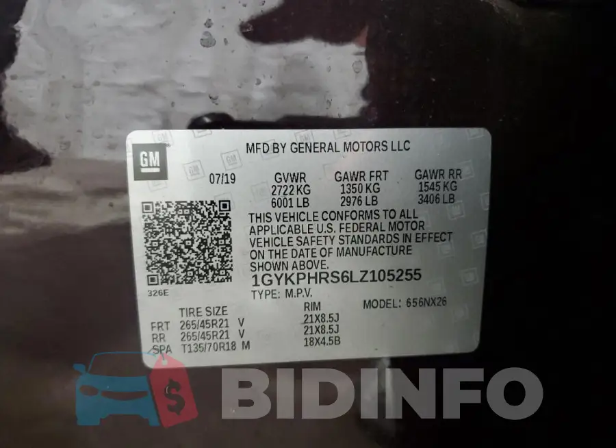 1GYKPHRS6LZ105255 Photo# 14