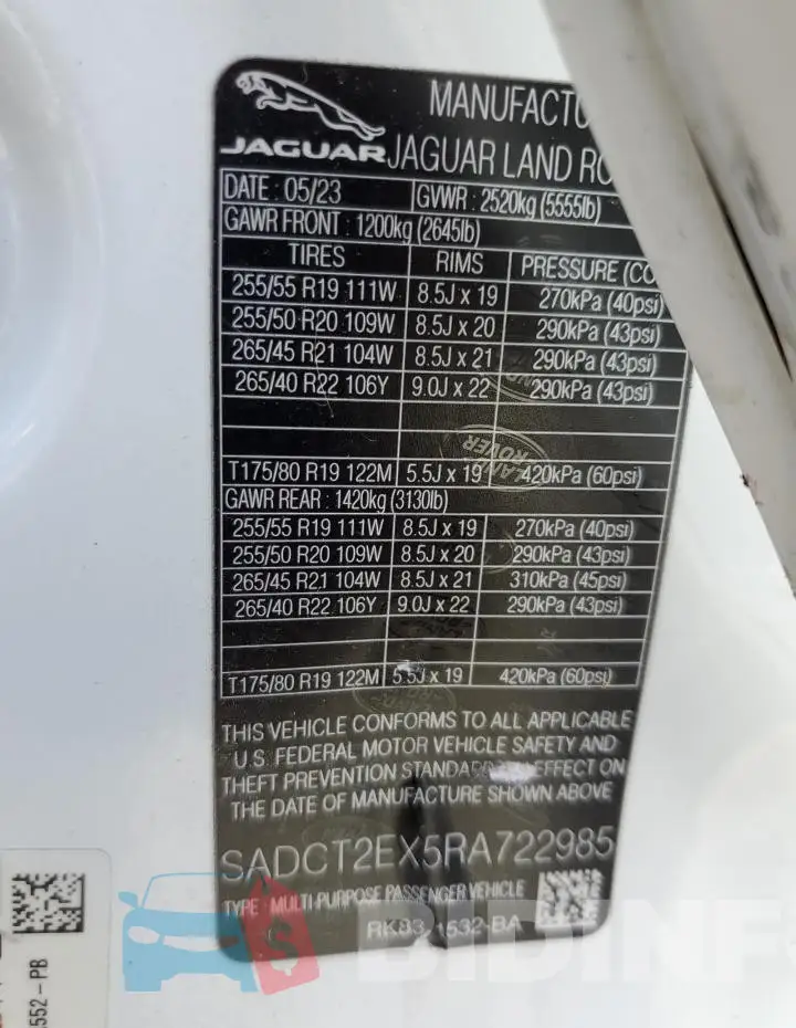 SADCT2EX5RA722985 Photo# 13