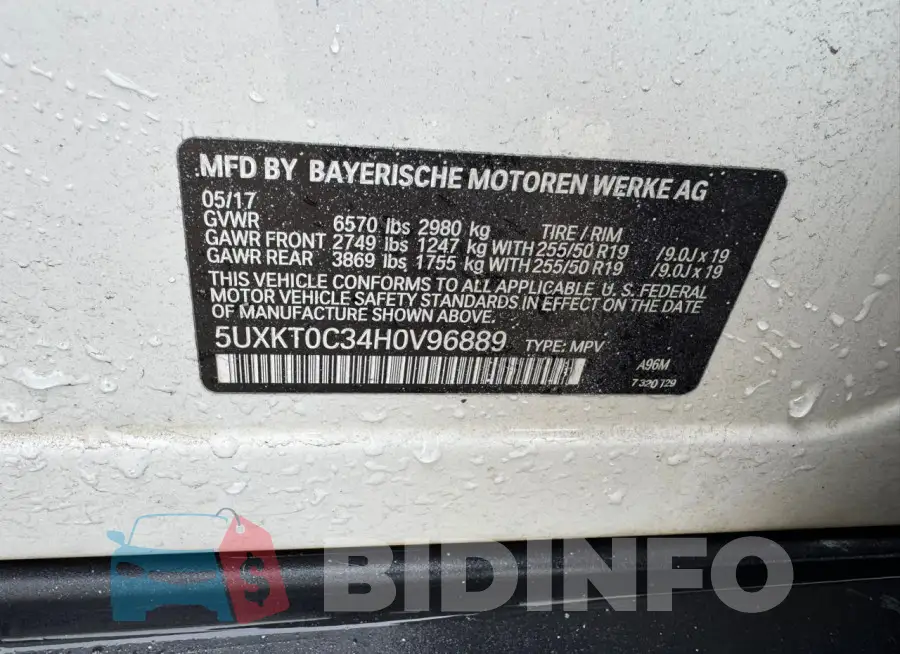 5UXKT0C34H0V96889 Photo# 10