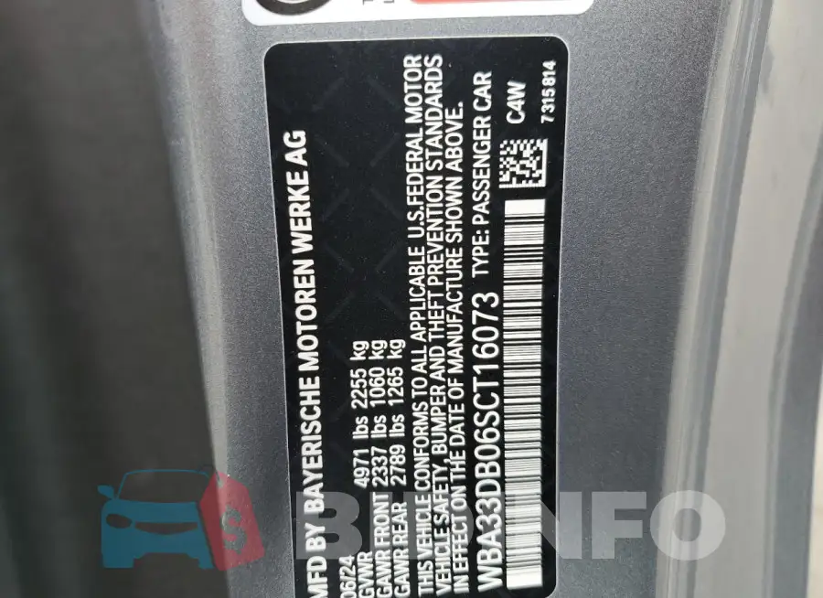 WBA33DB06SCT16073 Photo# 12