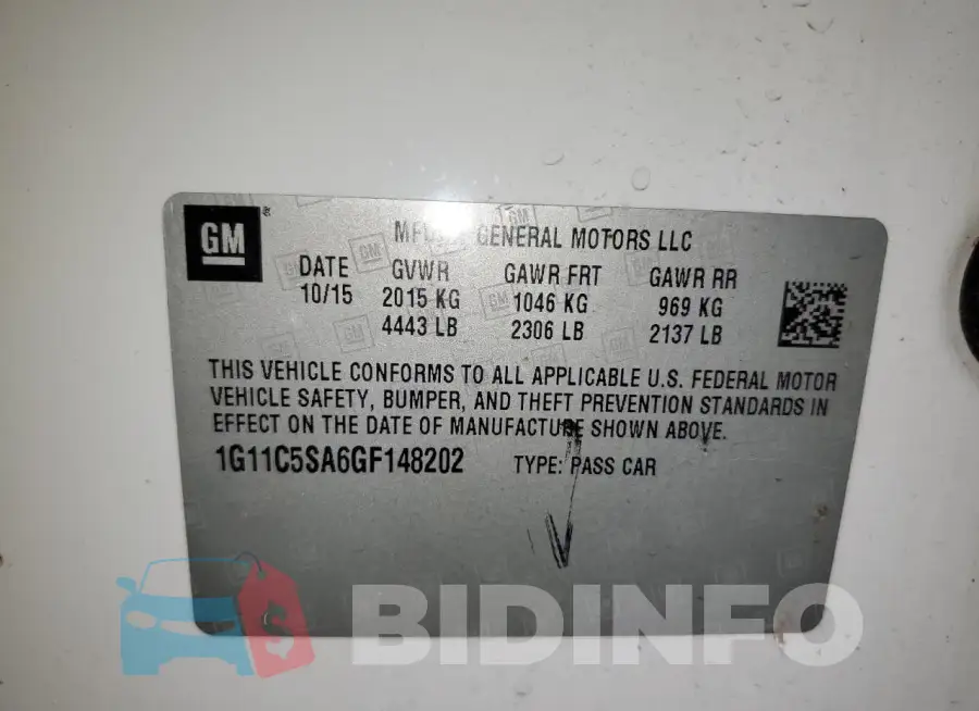 1G11C5SA6GF148202 Photo# 13