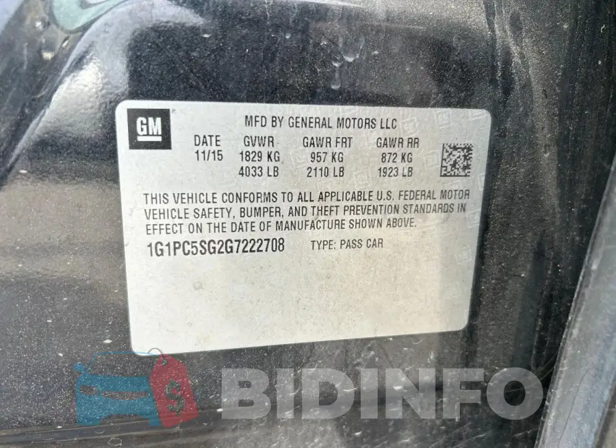 1G1PC5SG2G7222708 Photo# 10