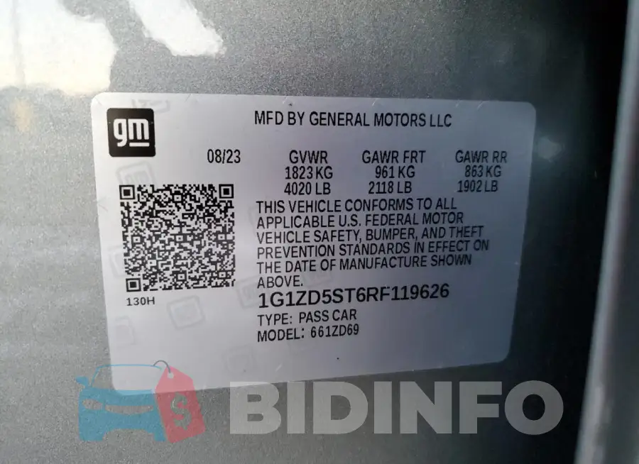 1G1ZD5ST6RF119626 Photo# 13