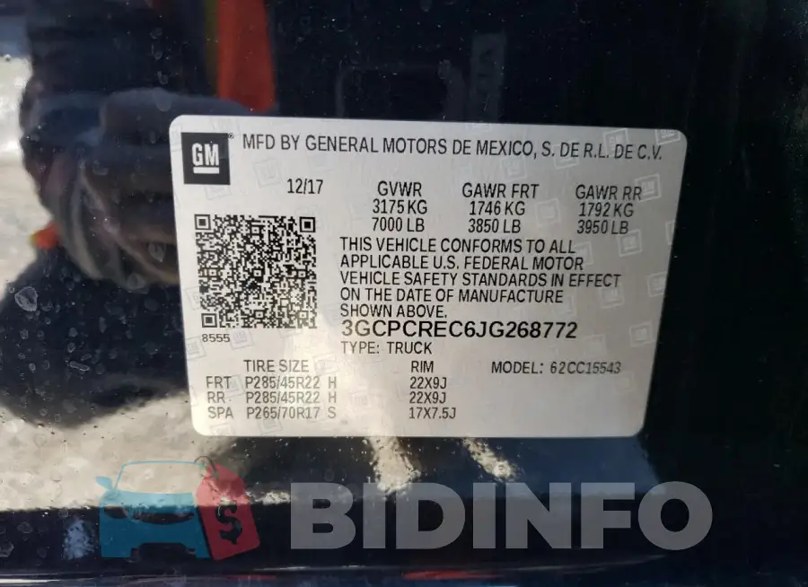3GCPCREC6JG268772 Photo# 12