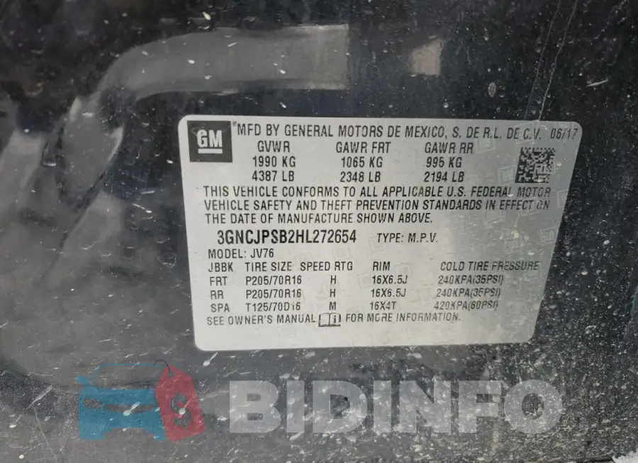 3GNCJPSB2HL272654 Photo# 12