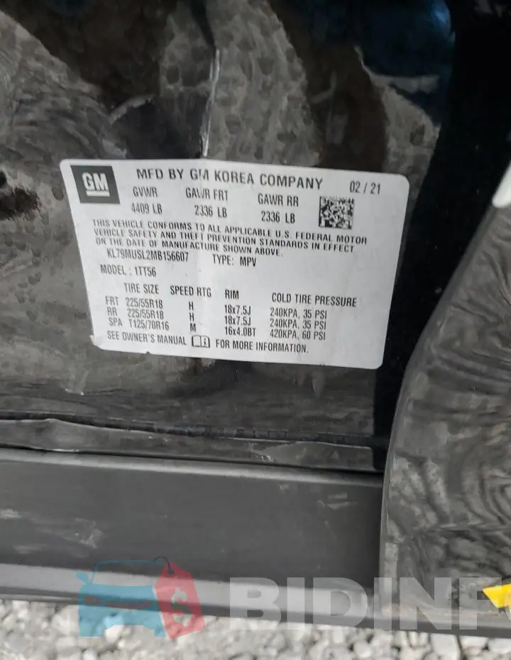 KL79MUSL2MB156607 Photo# 13