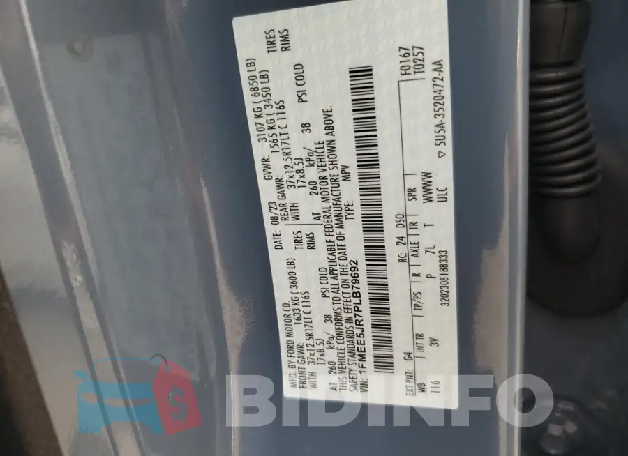 1FMEE5JR7PLB79692 Photo# 13