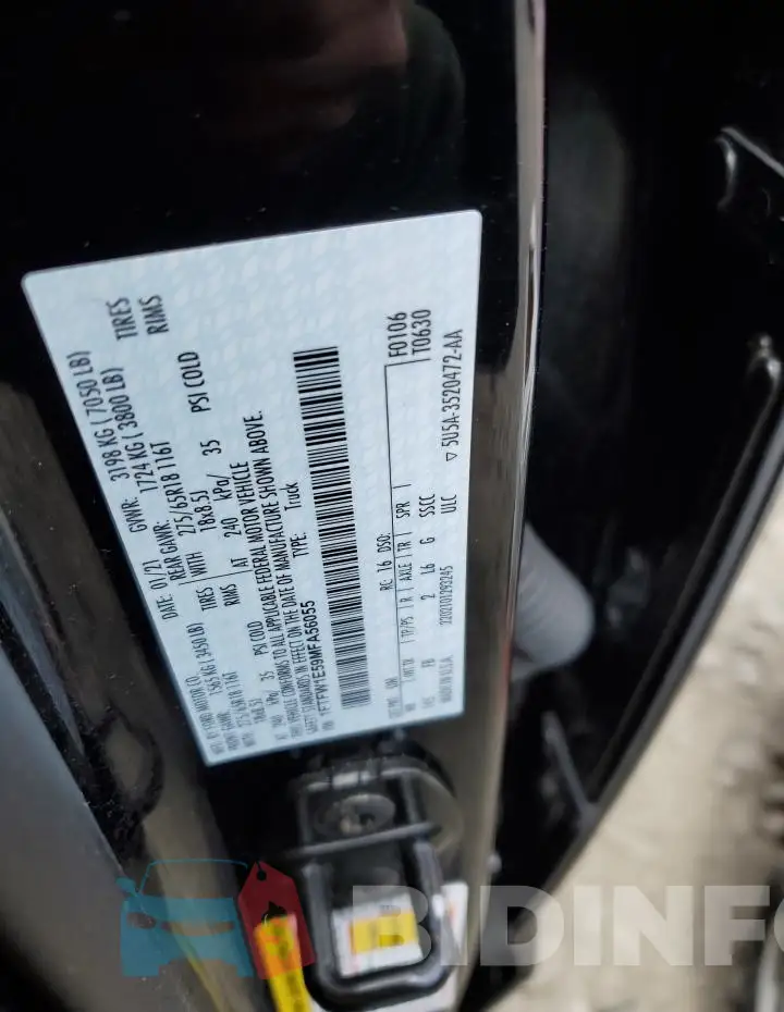 1FTFW1E59MFA56055 Photo# 12