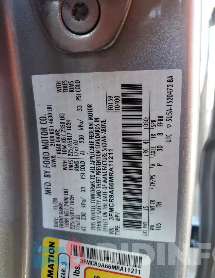 3FMCR9A66MRA11211 Photo# 13