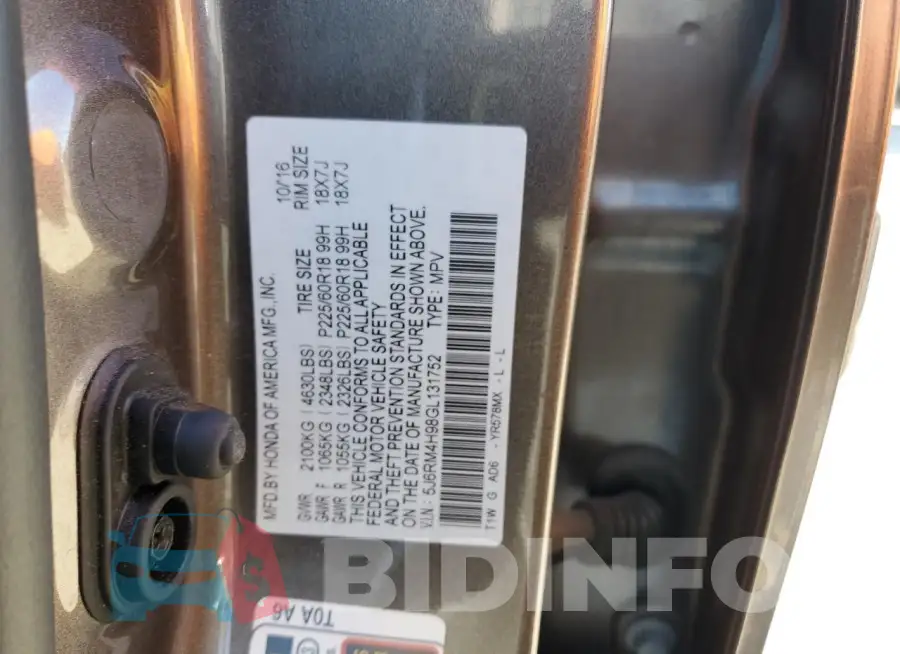 5J6RM4H98GL131752 Photo# 14