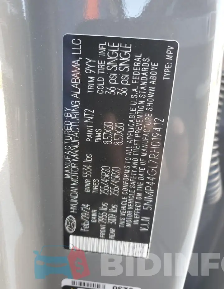5NMP44GL7RH019412 Photo# 13