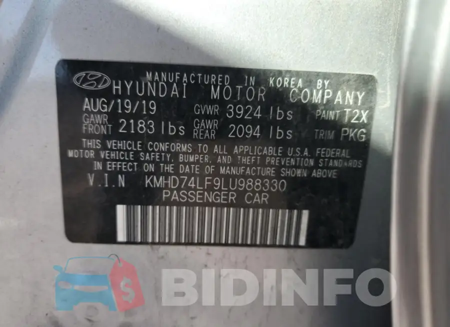 KMHD74LF9LU988330 Photo# 12