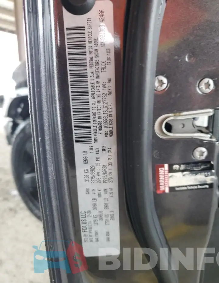 1C6RR6LT6LS127762 Photo# 12