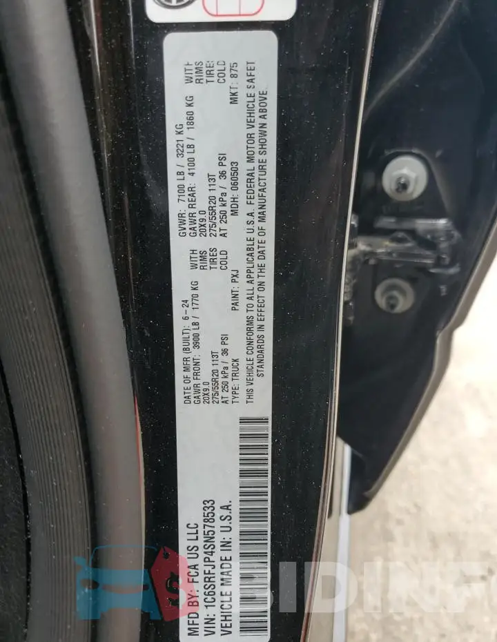 1C6SRFJP4SN578533 Photo# 12