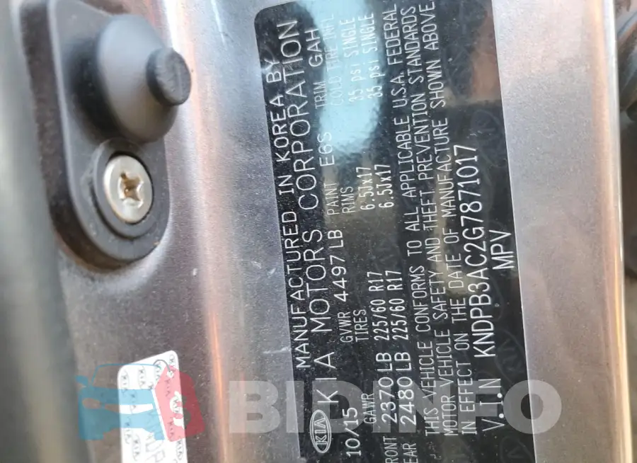 KNDPB3AC2G7871017 Photo# 13