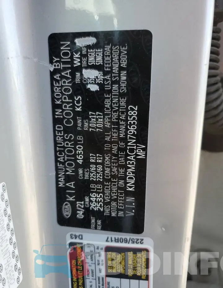 KNDPM3AC1N7963582 Photo# 13