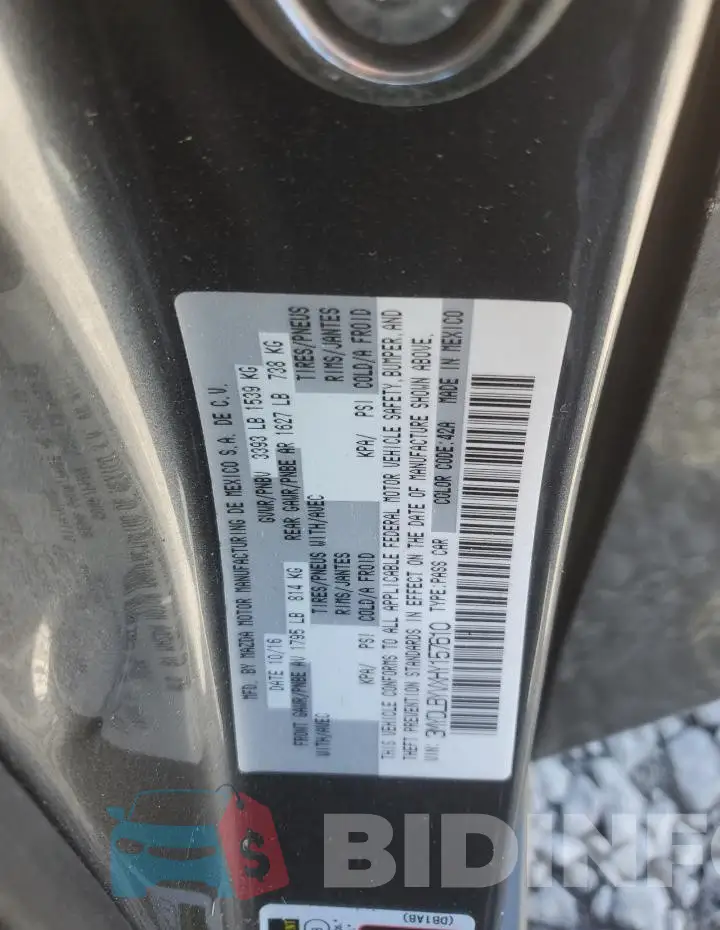3MYDLBYVXHY157610 Photo# 12