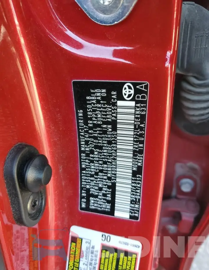 5YFBURHE2HP681250 Photo# 12