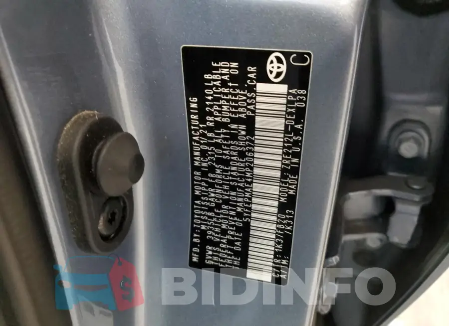 5YFEPMAE4MP206372 Photo# 12