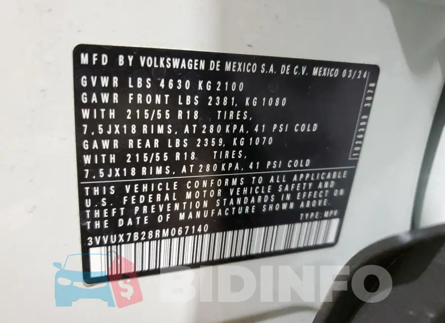 3VVUX7B28RM067140 Photo# 13