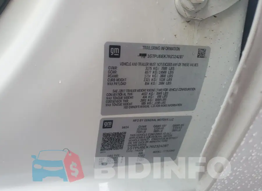 1GTPUBEK7RZ324287 Photo# 12