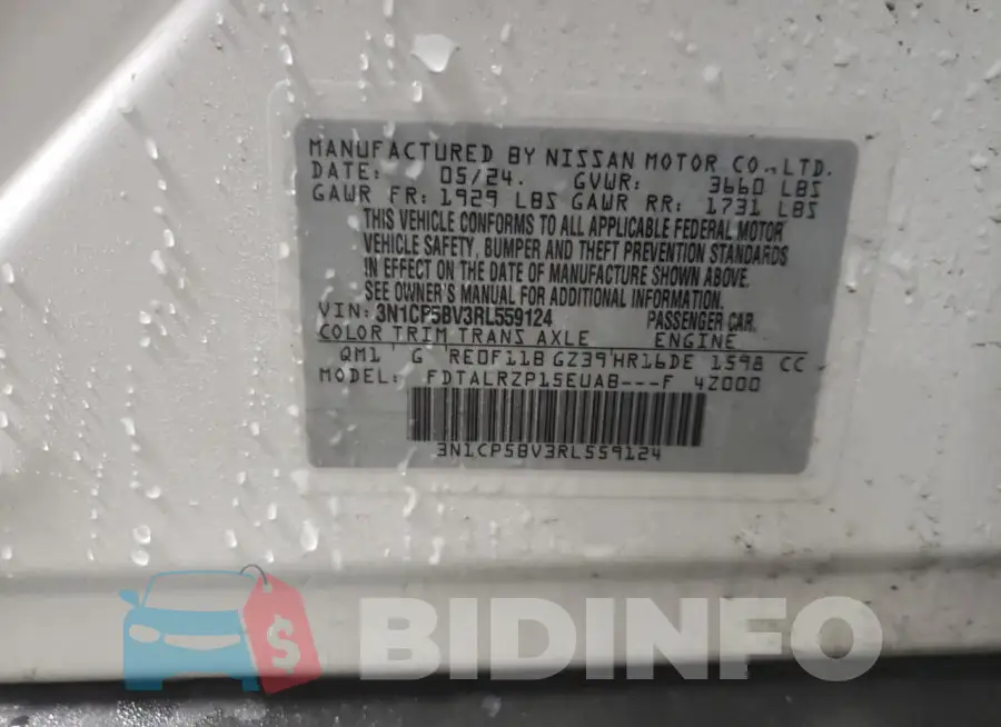 3N1CP5BV3RL559124 Photo# 12