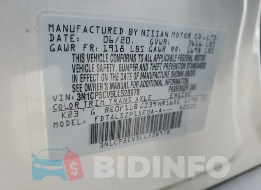 3N1CP5CV5LL528978 Photo# 14